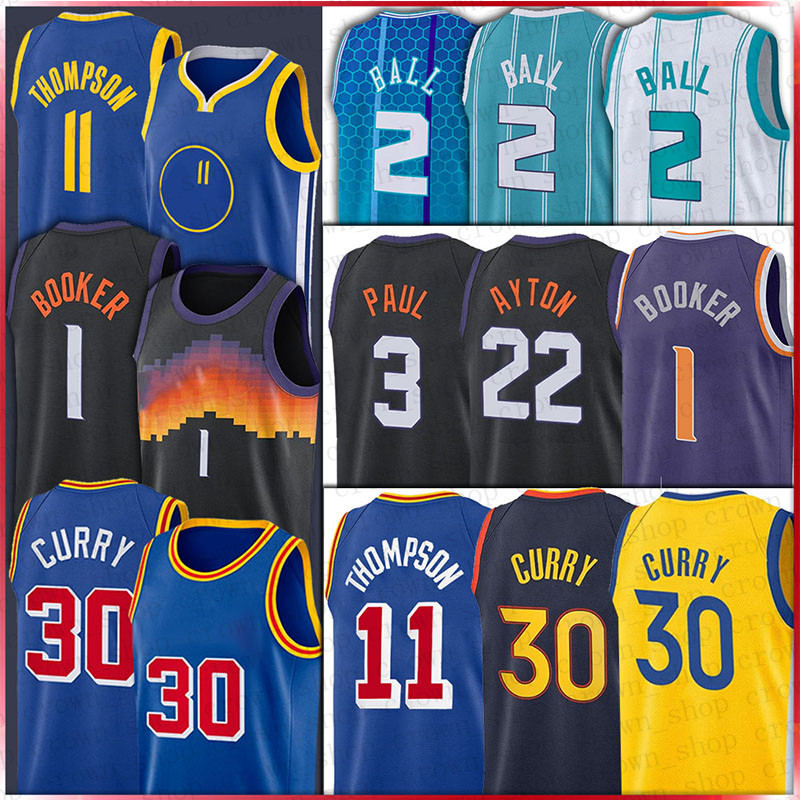 30 Curry Basketball Jerseys Stephen Devin 1 Booker Klay 11 Thompson Chris 3 Paul DeAndre 22 Ayton LaMelo 2 Ball 2022 Men Jersey
30 Curry Basketball Jerseys Stephen Devin 1 Booker Klay 11 Thompson Chris 3 Paul DeAndre 22 Ayton LaMelo 2 Ball 2022 Men Jersey
