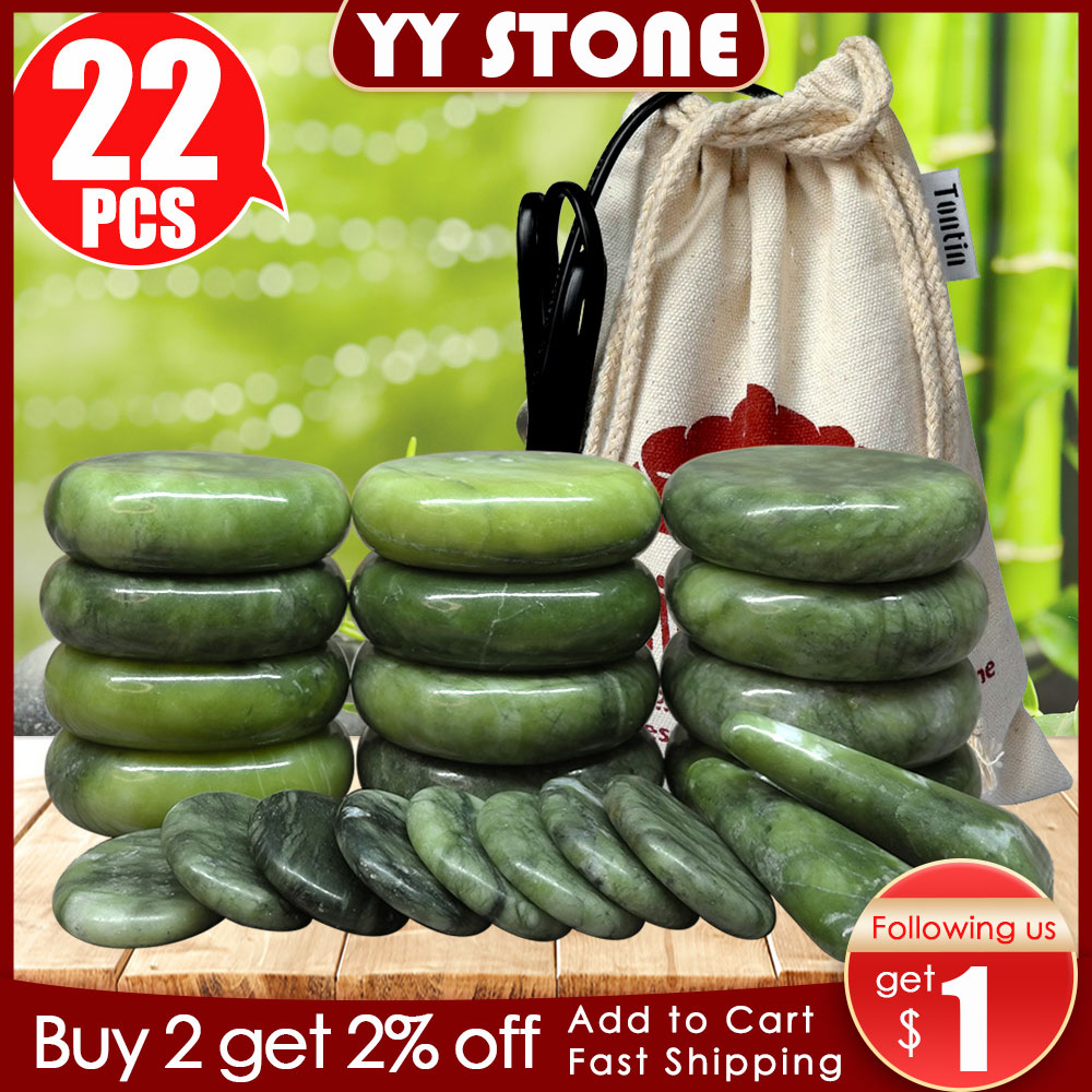 Tontin Jade glaze hot stone massage Set spa massager stone beauty salon massaging hot stones for massager spine basalt lava
Tontin Jade glaze hot stone massage Set spa massager stone beauty salon massaging hot stones for massager spine basalt lava