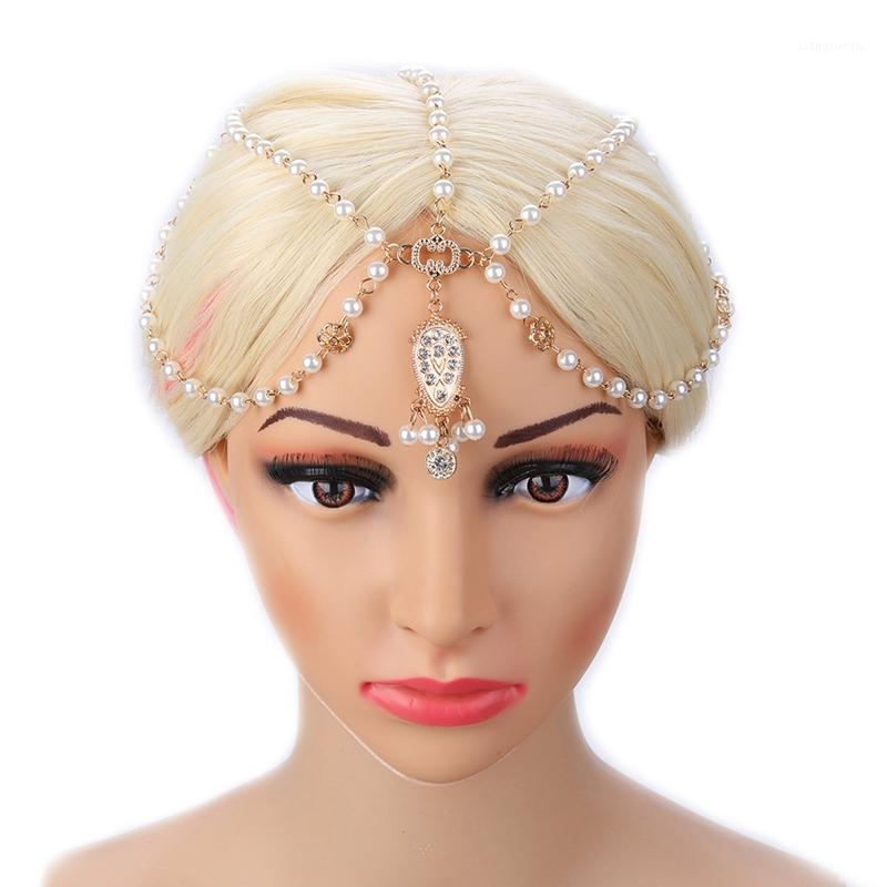 Fashion Women Vintage Deco Flapper Ivory Multi Beads Crown Headband Wedding Head Chain Gift For Hair Clips & Barrettes, Golden;silver
Fashion Women Vintage Deco Flapper Ivory Multi Beads Crown Headband Wedding Head Chain Gift For Hair Clips & Barrettes, Golden;silver