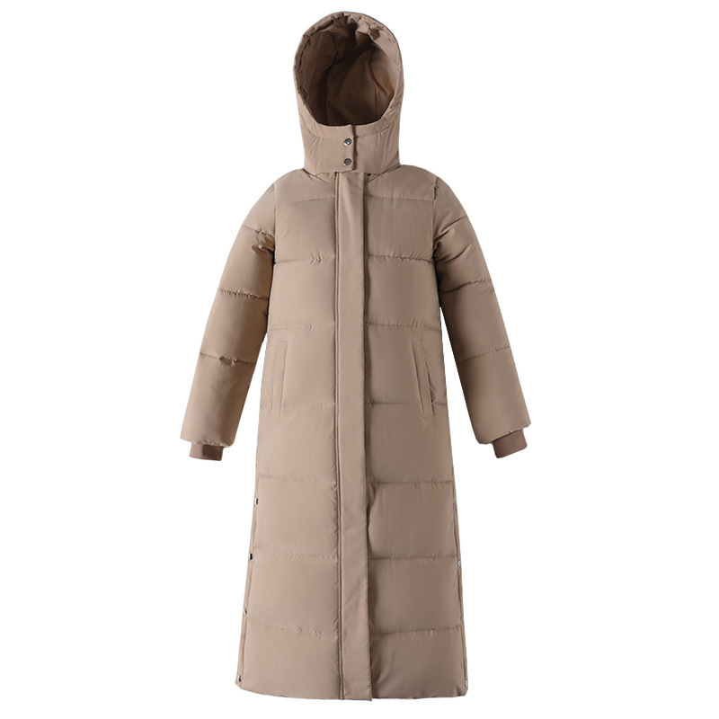 2021 Winter New Women's Cotton Padded Clothes Long Over The Knee Korean Loose Thickened Warm Extended Down Cotton Padded Clothes, Black
2021 Winter New Women's Cotton Padded Clothes Long Over The Knee Korean Loose Thickened Warm Extended Down Cotton Padded Clothes, Black