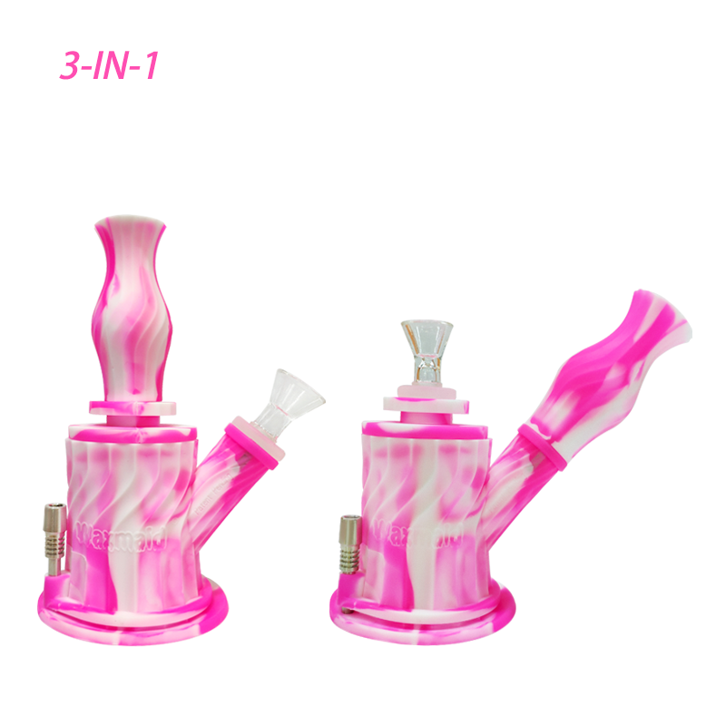 Waxmaid retail 7 inches silicone bongs hookah Multi Function 3 in 1 Honeycomb water pipe dab rigs comes with a Nectar Collector ship from CA
Waxmaid retail 7 inches silicone bongs hookah Multi Function 3 in 1 Honeycomb water pipe dab rigs comes with a Nectar Collector ship from CA