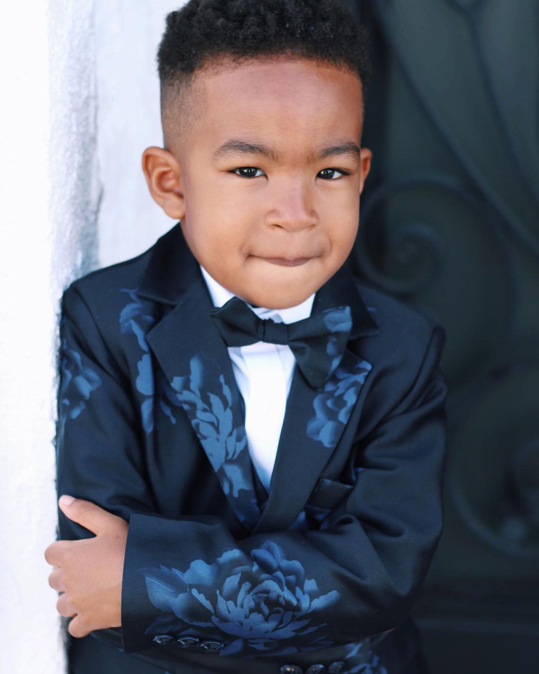 Printing Floral Boy Formal Suits Dinner Tuxedos Little Children Groomsmen Kids For Wedding Party Evening Suit Wear 3 pieces