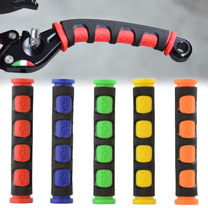 Motorcycle Handlebar Parts Soft Anti-Slip durable Brake Handle Silicone Sleeve Bicycle Bike Protection Cover Protective Handlebars Accessories