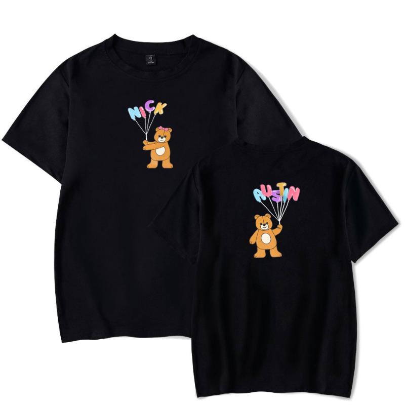 Women's T-Shirt Nick Austin Puff Teddy Bear Black T Shirt Loose Tops Ins Tide Shirts Casual Streetwear Hit Hop Unisex T-shirts, White
Women's T-Shirt Nick Austin Puff Teddy Bear Black T Shirt Loose Tops Ins Tide Shirts Casual Streetwear Hit Hop Unisex T-shirts, White
