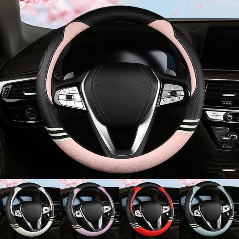 Steering Wheel Covers Cushion Fashionable Universal Micro Fiber Leather Car Protector Adorable Cover
Steering Wheel Covers Cushion Fashionable Universal Micro Fiber Leather Car Protector Adorable Cover