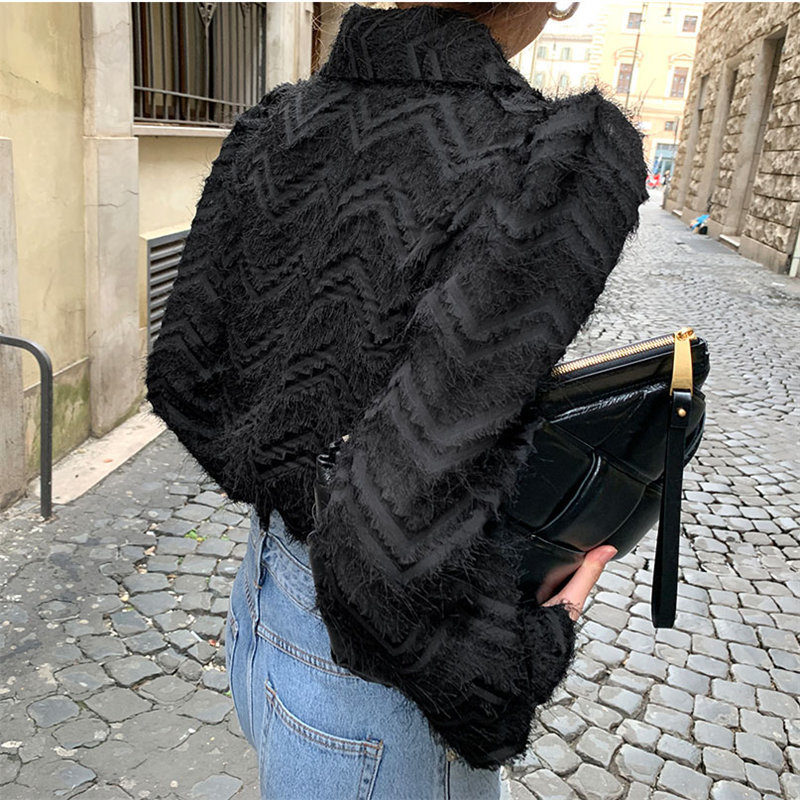 Female Tassel High Street Korean Spring Chic All Match Stylish Women Brief Shirts Office Lady Blouses 210421