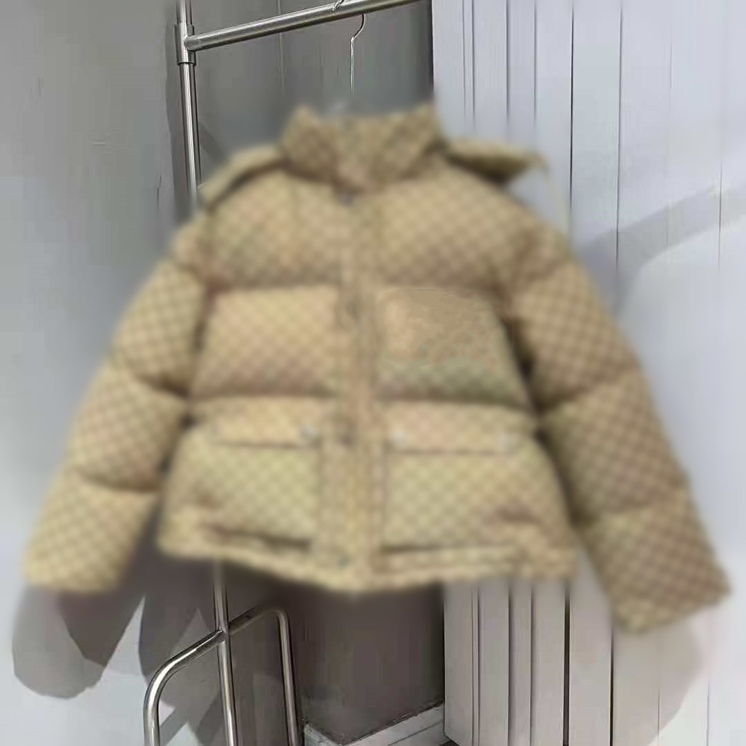 Men Brown Canvas Padded Down Jacket Letter Embroidery Thick Parkas Designer Women Zipper Pocket Nylon Coat Hood Drawstring Fabric Winter Warm Outwear, Jacket dustbag
Men Brown Canvas Padded Down Jacket Letter Embroidery Thick Parkas Designer Women Zipper Pocket Nylon Coat Hood Drawstring Fabric Winter Warm Outwear, Jacket dustbag