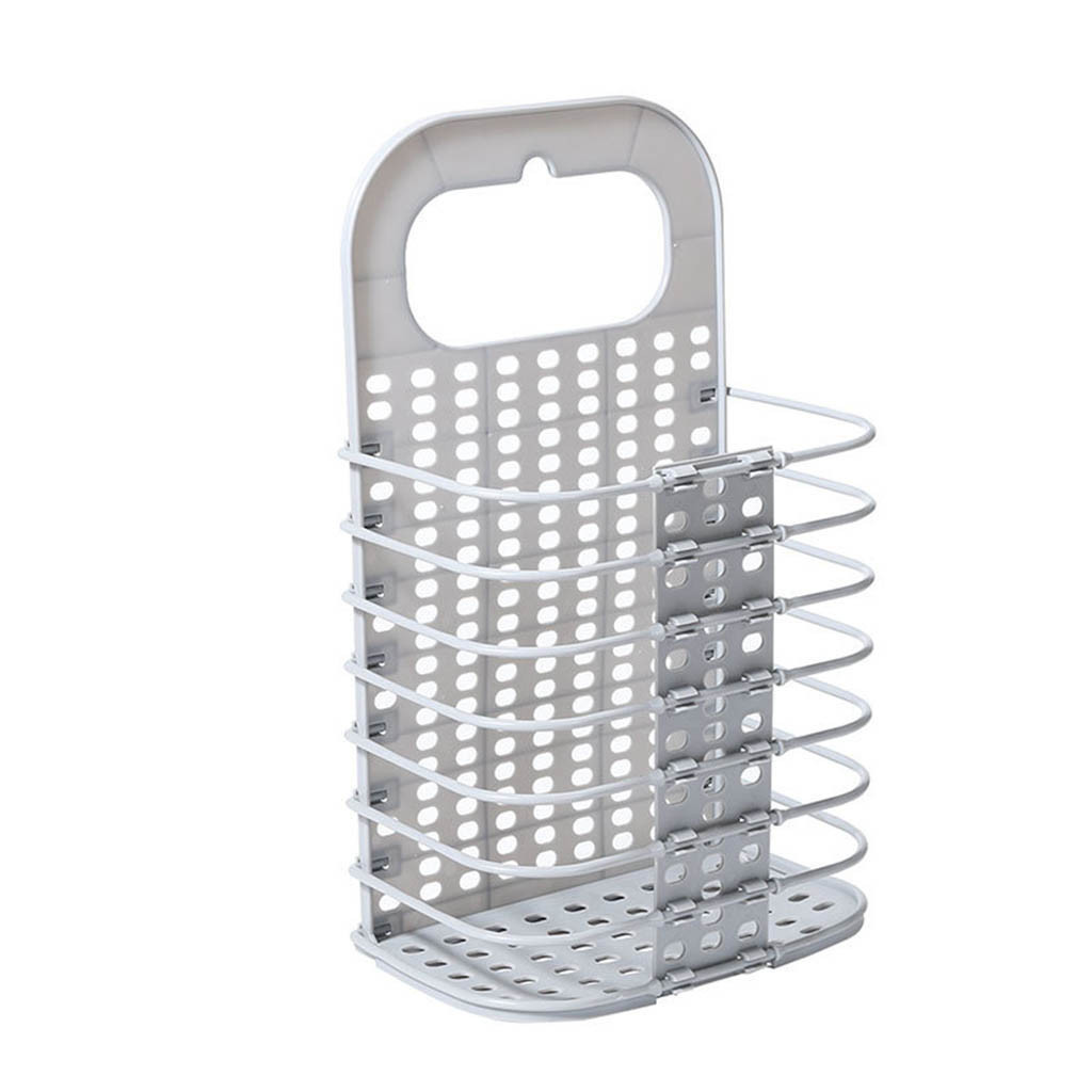 Folding laundry basket dirty clothes storage laundry bag basket washing house organizing portable space with handle cloth at home