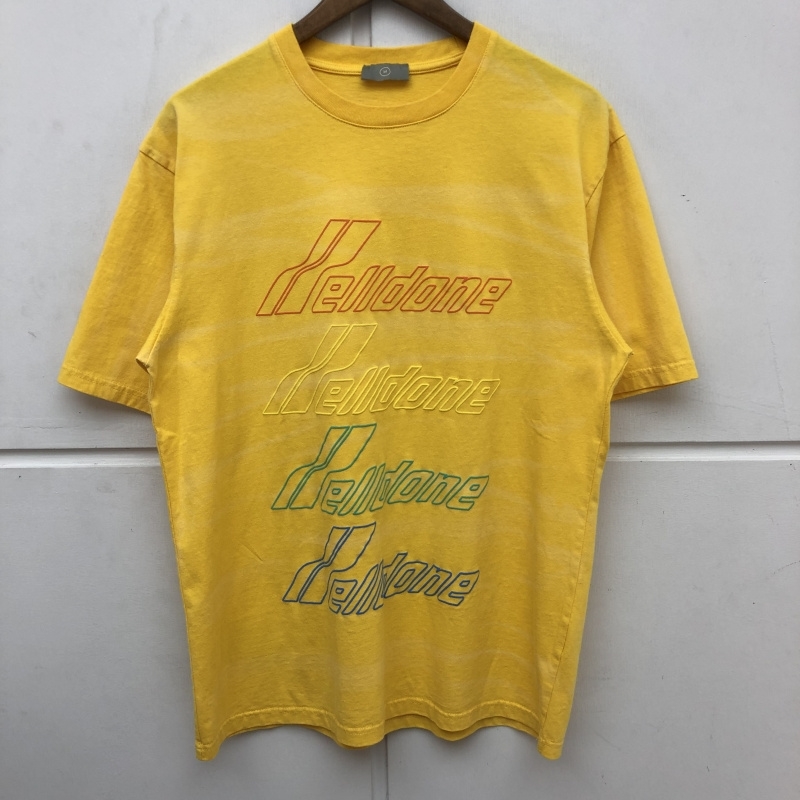 Tie dye Welldone T-shirt Men Women Top Version Rainbow Letters T shirt WE11DONE 210420