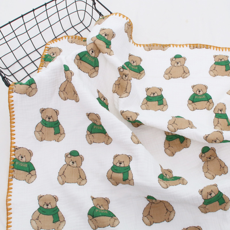 Infant Bath Towels Children Shell Edge Blankets Printed Muslin Four-Layer High Density Crepe Cotton Cloud Gauze Towel Marshmallow Newborn Swaddling wmq1156
Infant Bath Towels Children Shell Edge Blankets Printed Muslin Four-Layer High Density Crepe Cotton Cloud Gauze Towel Marshmallow Newborn Swaddling wmq1156