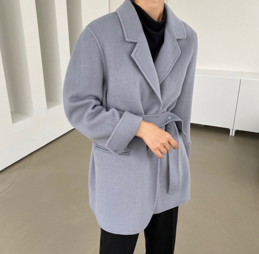 OL Notched Minimalist Solid Blazer Coat Autumn Winter Formal Work Wear Lace-up Women Blazers Suit Jacket Female 210421