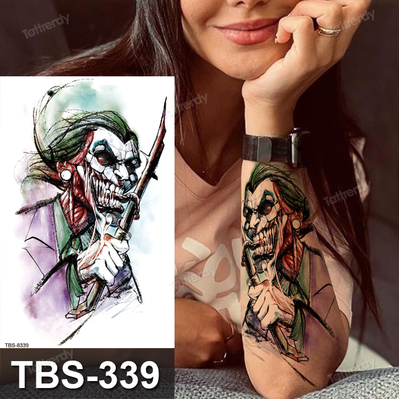 Waterproof Temporary Tattoos Sticker tattoo stickers Water Transfer fake sleeveTatoos for Body Art Cool Women Girls arm skull butterfly wolf tiger Flower Tatoo
Waterproof Temporary Tattoos Sticker tattoo stickers Water Transfer fake sleeveTatoos for Body Art Cool Women Girls arm skull butterfly wolf tiger Flower Tatoo