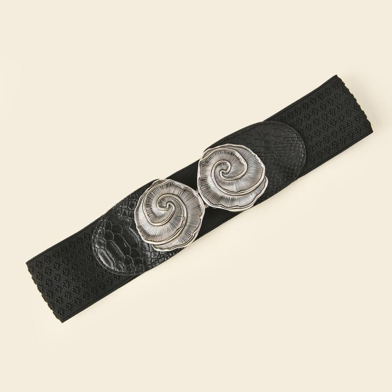 Women Belt Elastic Waistband Ladies Fashion Narrow Stretch Dress Creative Design Leather Decoration Ting Belts, As pic
Women Belt Elastic Waistband Ladies Fashion Narrow Stretch Dress Creative Design Leather Decoration Ting Belts, As pic