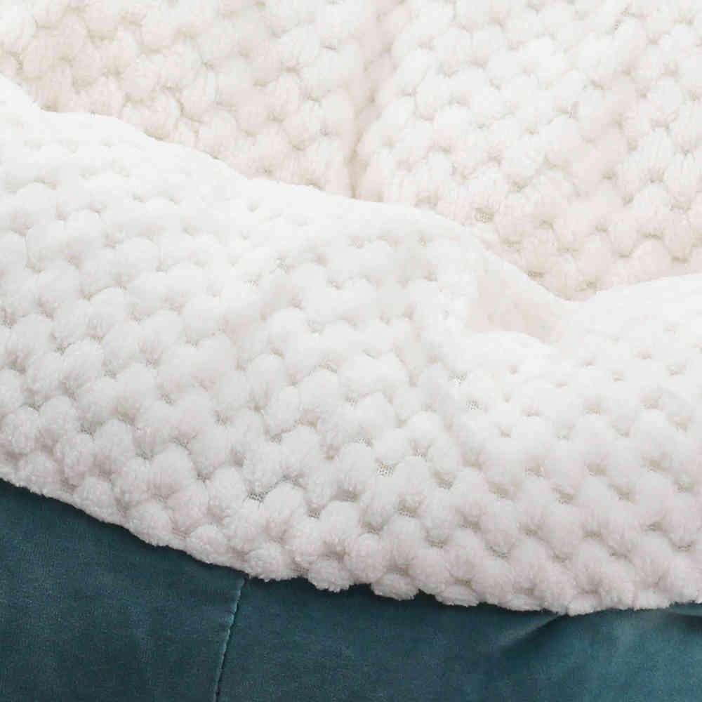 Deep Sleep for Small Dogs Boat Shape Thicken Winter Warm Fleece Dog House Cute Cat Bed Washable 210401