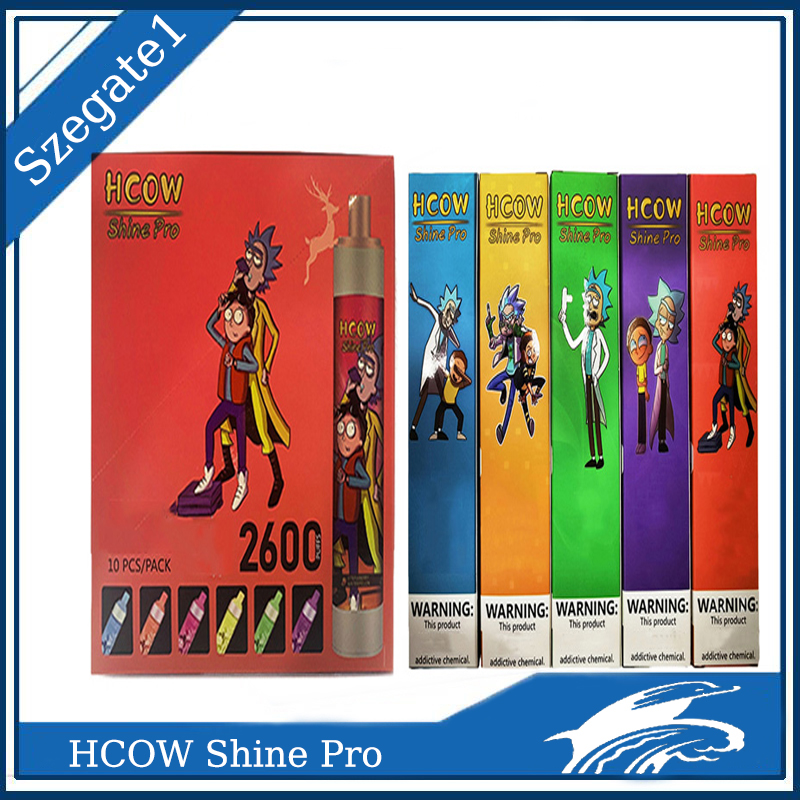 HCOW shine pro Disposable Cigarette Vape Pen 2600 Puffs With 1100mAh Battery Pre-filled Starter Kit Vapors Wholesale
HCOW shine pro Disposable Cigarette Vape Pen 2600 Puffs With 1100mAh Battery Pre-filled Starter Kit Vapors Wholesale