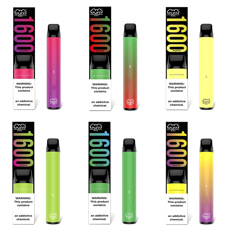 dropshipping fashion Puff XXL e cigarette Men Women Disposable Vape Pen 1600 vapor Puffs Bars Cartridge great price mix color
dropshipping fashion Puff XXL e cigarette Men Women Disposable Vape Pen 1600 vapor Puffs Bars Cartridge great price mix color