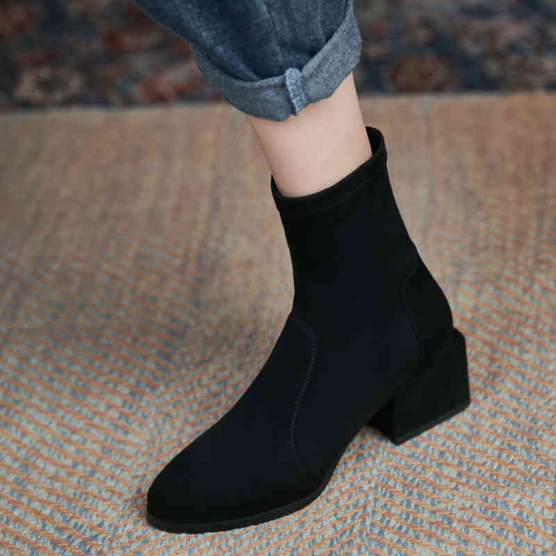 boots suede ankle boots for women autumn winter ladies low-foot square-toe dressed fashionably lady in office women's more size 34-43 u, Black
boots suede ankle boots for women autumn winter ladies low-foot square-toe dressed fashionably lady in office women's more size 34-43 u, Black