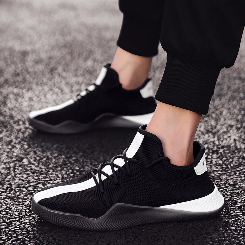 Casual Shoe Flat Sneaker Black knit Sneakers With Laces Factory Direct Size 39-44 Gift chaussures pour femmes, White
Casual Shoe Flat Sneaker Black knit Sneakers With Laces Factory Direct Size 39-44 Gift chaussures pour femmes, White