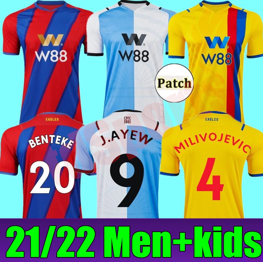 CRYSTAL OLISE Third Soccer Jerseys 2021 22 PALACE ZAHA EZE J.AYEW Away maillots de foot BENTEKE MILIVOJEVIC MATETA ANDERSEN GUEHI GALLAGHER, Black;yellow
CRYSTAL OLISE Third Soccer Jerseys 2021 22 PALACE ZAHA EZE J.AYEW Away maillots de foot BENTEKE MILIVOJEVIC MATETA ANDERSEN GUEHI GALLAGHER, Black;yellow