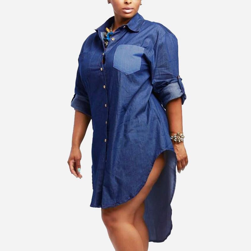 2021 Autumn Midi Dress ZANZEA Women Vintage Denim Dress Lapel Long Sleeve Irregular Hem Jeans Shirts Oversized Long Top Vestidos, Style 1 blue
2021 Autumn Midi Dress ZANZEA Women Vintage Denim Dress Lapel Long Sleeve Irregular Hem Jeans Shirts Oversized Long Top Vestidos, Style 1 blue