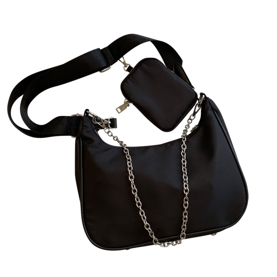 2 pieces Designer Shoulder Bags High Quality nylon Handbags Bestselling wallet women luxurys Crossbody bag Brand Hobo purses mens fashion Ha
2 pieces Designer Shoulder Bags High Quality nylon Handbags Bestselling wallet women luxurys Crossbody bag Brand Hobo purses mens fashion Ha