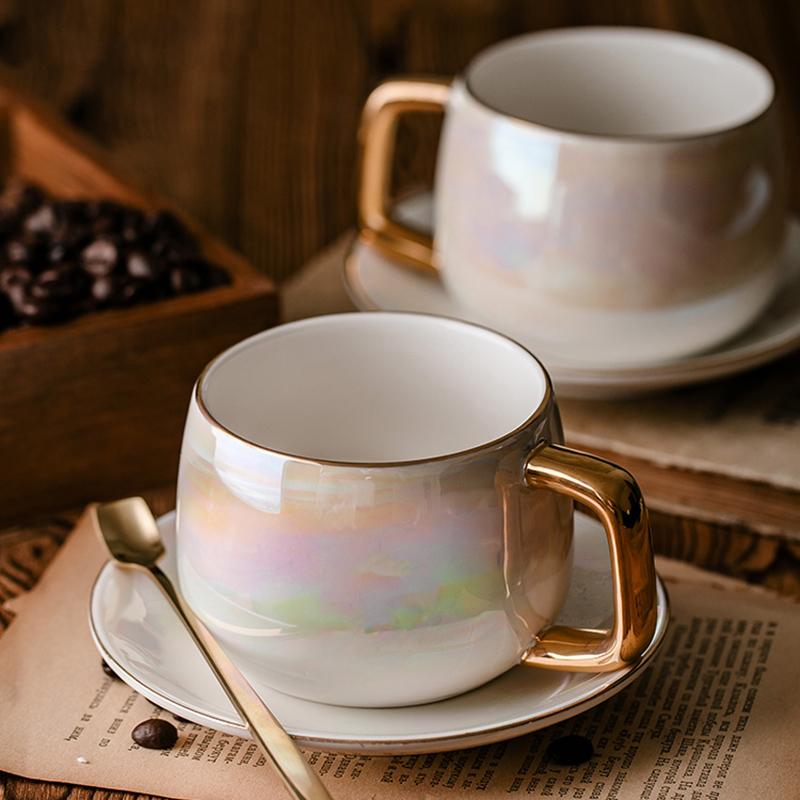 Cups & Saucers Breakfast Luxury Creative Coffee Cup And Saucer Office Travel Nordic Mug With Spoon Tazas Desayuno Originales Ceramic
Cups & Saucers Breakfast Luxury Creative Coffee Cup And Saucer Office Travel Nordic Mug With Spoon Tazas Desayuno Originales Ceramic