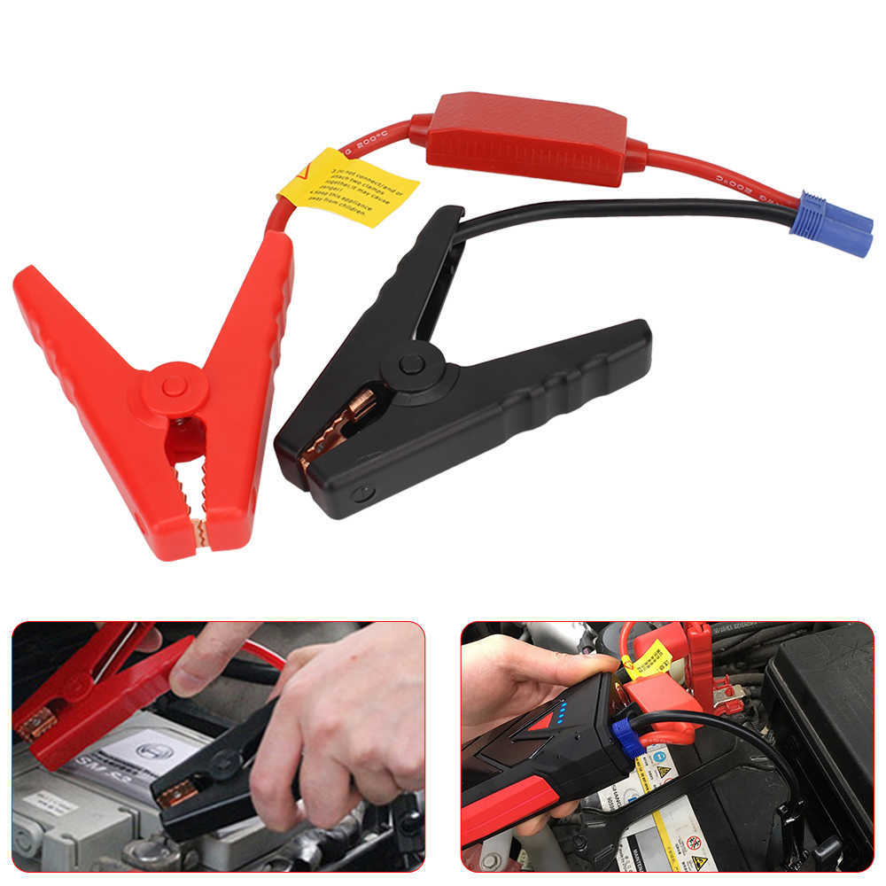 With EC5 Plug Connector 12V Starting Device Emergency Battery Cable Clamps For Car Trucks Jump Starter Alligator Clip