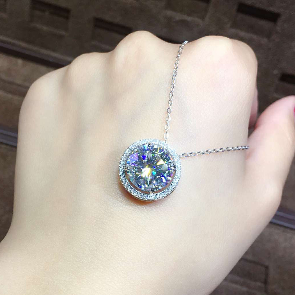Huge 5ct moissanite Diamond Pendant Real 925 Sterling Silver Charm Party Wedding Pendants Necklace For Women Fine Jewelry Gift
Huge 5ct moissanite Diamond Pendant Real 925 Sterling Silver Charm Party Wedding Pendants Necklace For Women Fine Jewelry Gift