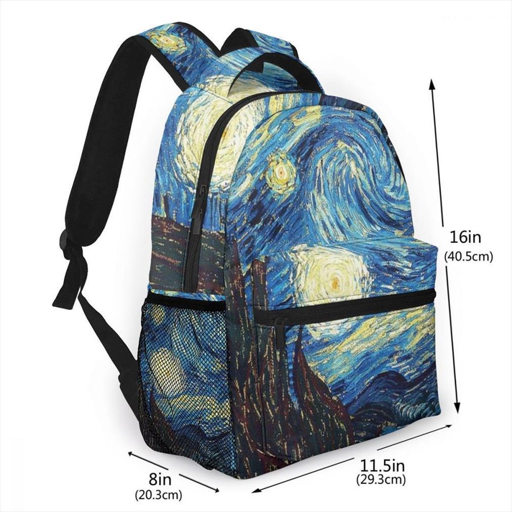 brand van gogh travel backpack starry sky daypack students lapbag children school bags teen boy girls mochila escolar
brand van gogh travel backpack starry sky daypack students lapbag children school bags teen boy girls mochila escolar