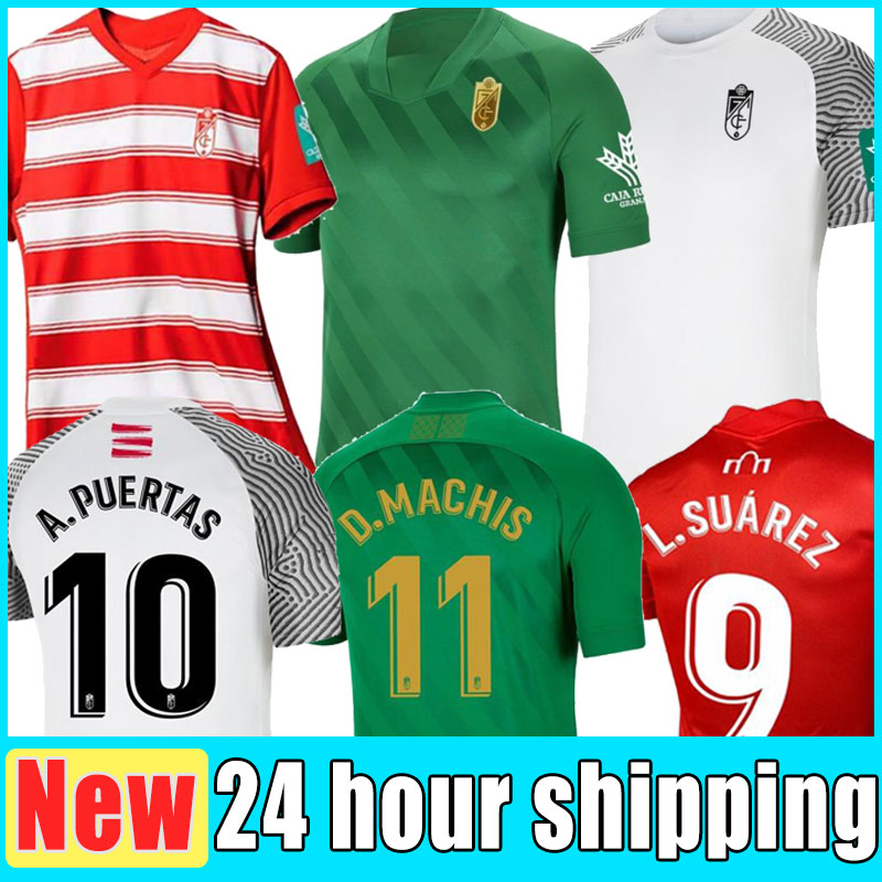 Camiseta 1ª Granada CF L.SUÁREZ Soccer Jerseys 2021 22 Home D.MACHÍS A.PUERTAS L.MILLA Football Shirt Kit DOMINGOS D. SORO C.NEVA MOLINA Monchu Luis Abram Maillots de Foot, Away
Camiseta 1ª Granada CF L.SUÁREZ Soccer Jerseys 2021 22 Home D.MACHÍS A.PUERTAS L.MILLA Football Shirt Kit DOMINGOS D. SORO C.NEVA MOLINA Monchu Luis Abram Maillots de Foot, Away