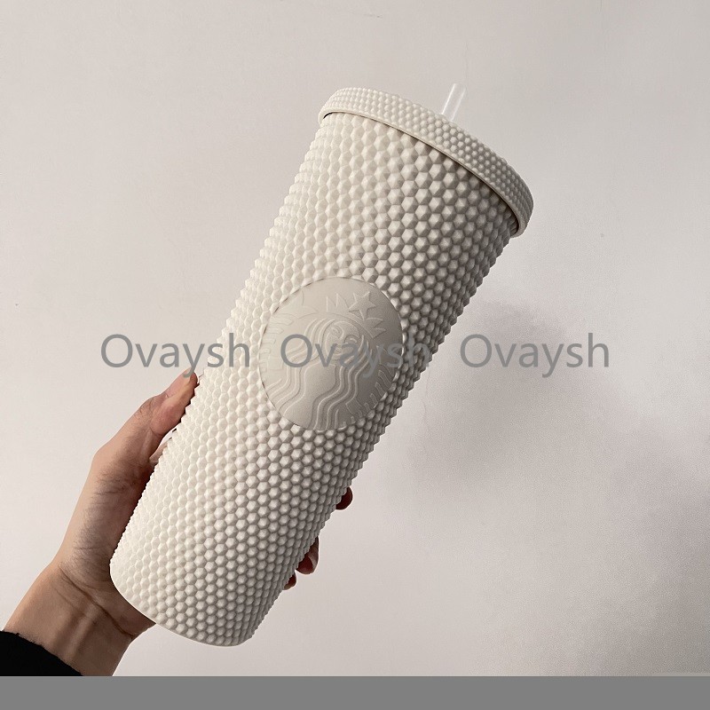2021 Starbucks Double White Durian Laser Straw Cup Tumblers 710ML Tumblers Mermaid Plastic Cold Water Coffee Cups Gift Mug L1
2021 Starbucks Double White Durian Laser Straw Cup Tumblers 710ML Tumblers Mermaid Plastic Cold Water Coffee Cups Gift Mug L1