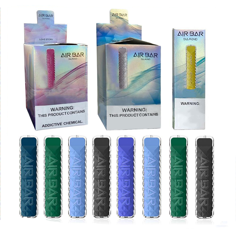 AIR BAR DIAMOND Disposable Vape E Cigarette Pen Pod Device Built-in 380mah battery epmty Pods 500puffs Dab Starter Kit vs puff plus Filex max loy xxl
AIR BAR DIAMOND Disposable Vape E Cigarette Pen Pod Device Built-in 380mah battery epmty Pods 500puffs Dab Starter Kit vs puff plus Filex max loy xxl