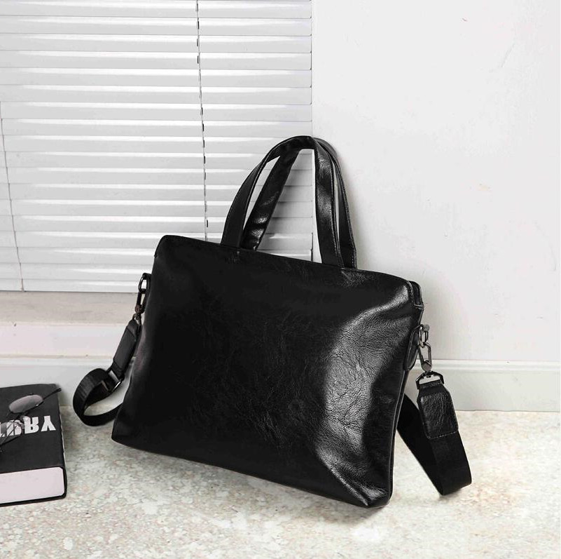 Factory wholesale men handbag simple horizontal leather shoulder bag trend color matching plaid business laptop bags large canvas fashion messenger handbags, Black2
Factory wholesale men handbag simple horizontal leather shoulder bag trend color matching plaid business laptop bags large canvas fashion messenger handbags, Black2