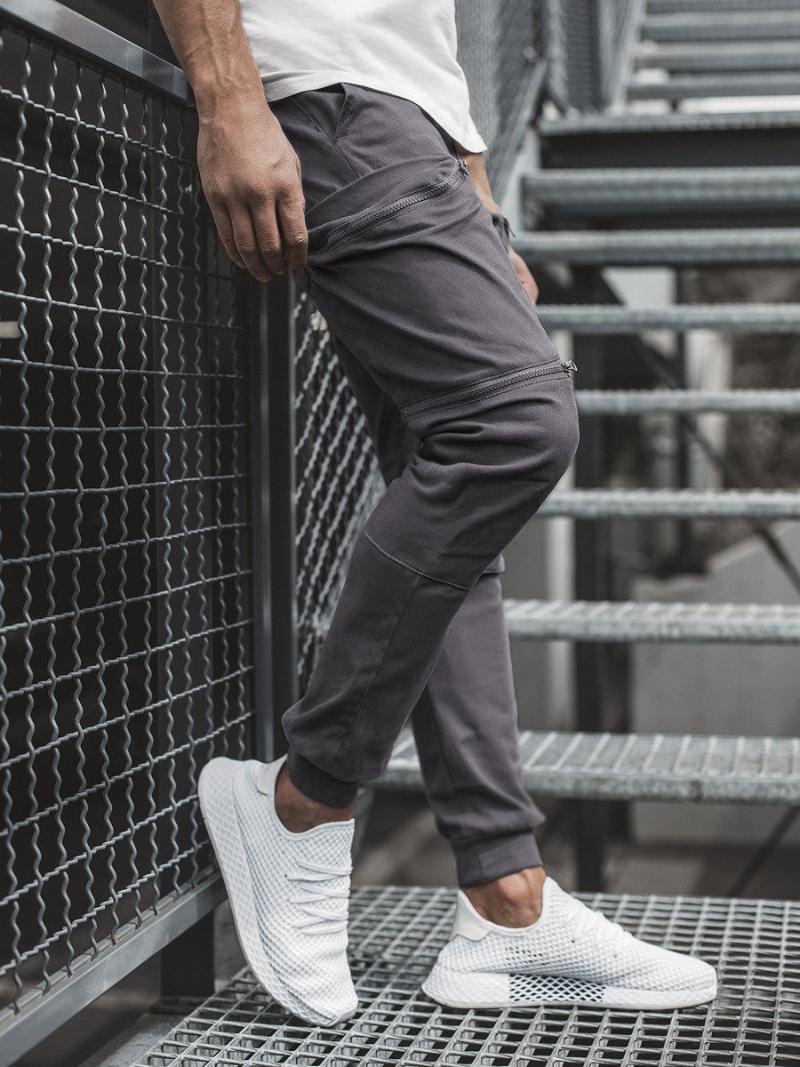 Men Pants Fashion Jogger Fitness Bodybuilding Gyms For Runners Clothing Autumn Sweatpants Size 3XL Mid Men's