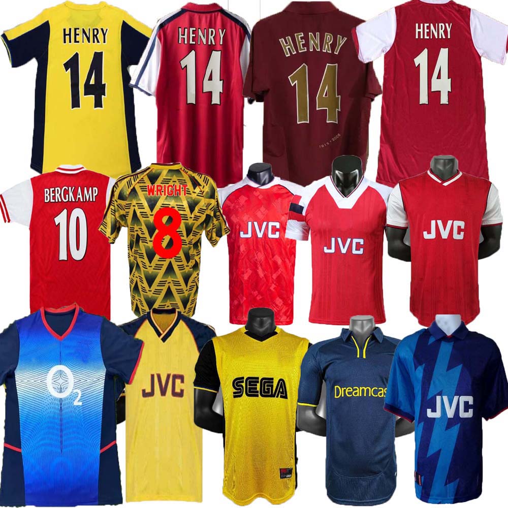 Highbury Home Arsenal Football ShirtJersey SoccerPires Henry Reyes 02 03 Retro Jersey 05 06 98 99 Bergkamp 94 95 Adams Persie 96 97 Galla 86 87 89, 02/04 away
Highbury Home Arsenal Football ShirtJersey SoccerPires Henry Reyes 02 03 Retro Jersey 05 06 98 99 Bergkamp 94 95 Adams Persie 96 97 Galla 86 87 89, 02/04 away