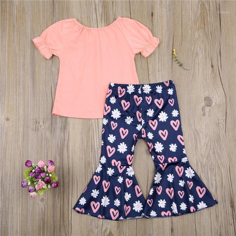 Girl's Two Piece Set Children's Short Ruffled Sleeve Solid Color Shirt Printed Pants For Kids Clothing Sets, White
Girl's Two Piece Set Children's Short Ruffled Sleeve Solid Color Shirt Printed Pants For Kids Clothing Sets, White