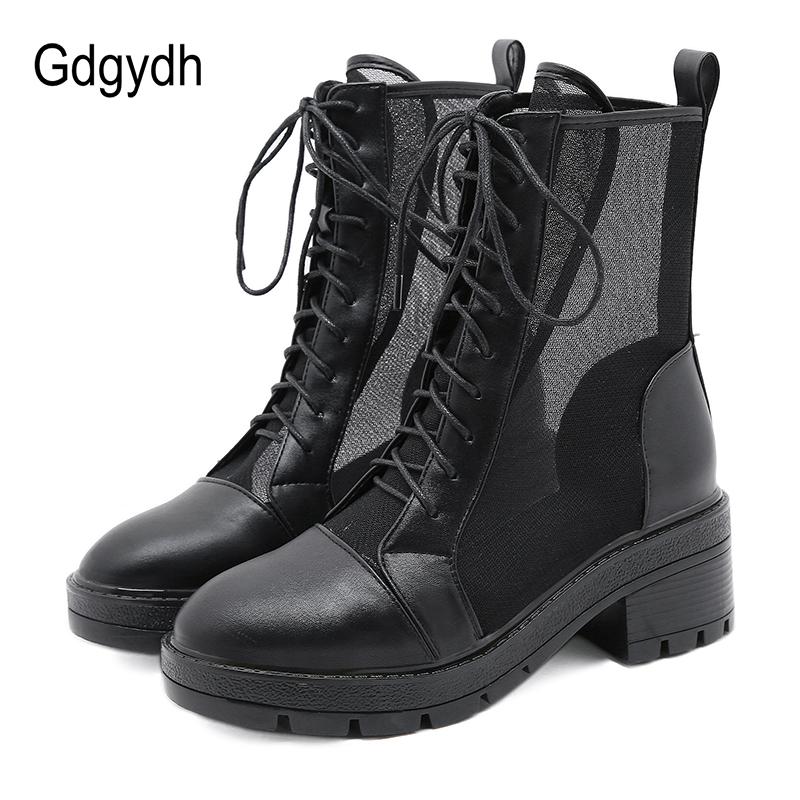 Boots Gdgydh Breathable Air Mesh Womens Platform White Summer Autumn Shoes Comfort Mid Heel Ankle Lace Up Rubber Sole, Black
Boots Gdgydh Breathable Air Mesh Womens Platform White Summer Autumn Shoes Comfort Mid Heel Ankle Lace Up Rubber Sole, Black