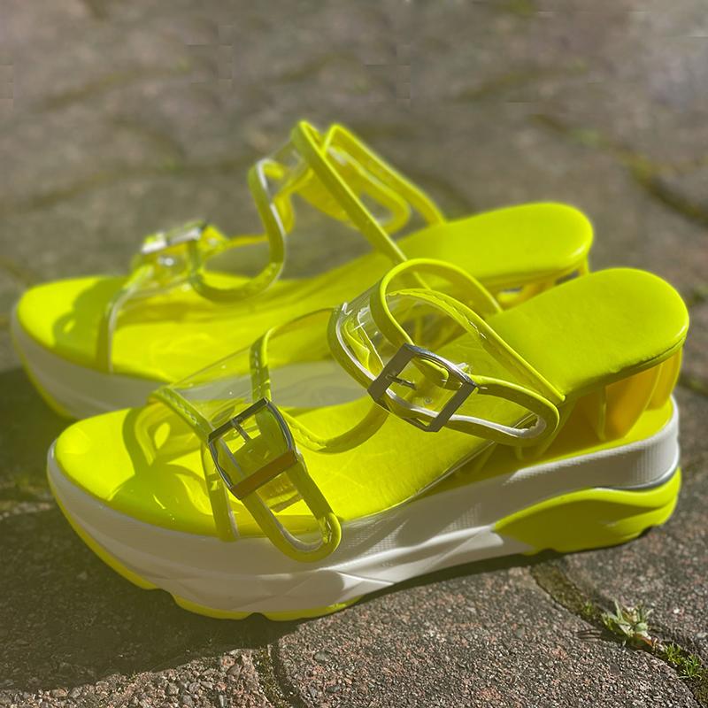 Sandals Summer Women's Neon Yellow Wedges Mules Ladies Fashion Platform High Heels Casual Beach Plus Size 35-43 Shoes, Pink
Sandals Summer Women's Neon Yellow Wedges Mules Ladies Fashion Platform High Heels Casual Beach Plus Size 35-43 Shoes, Pink