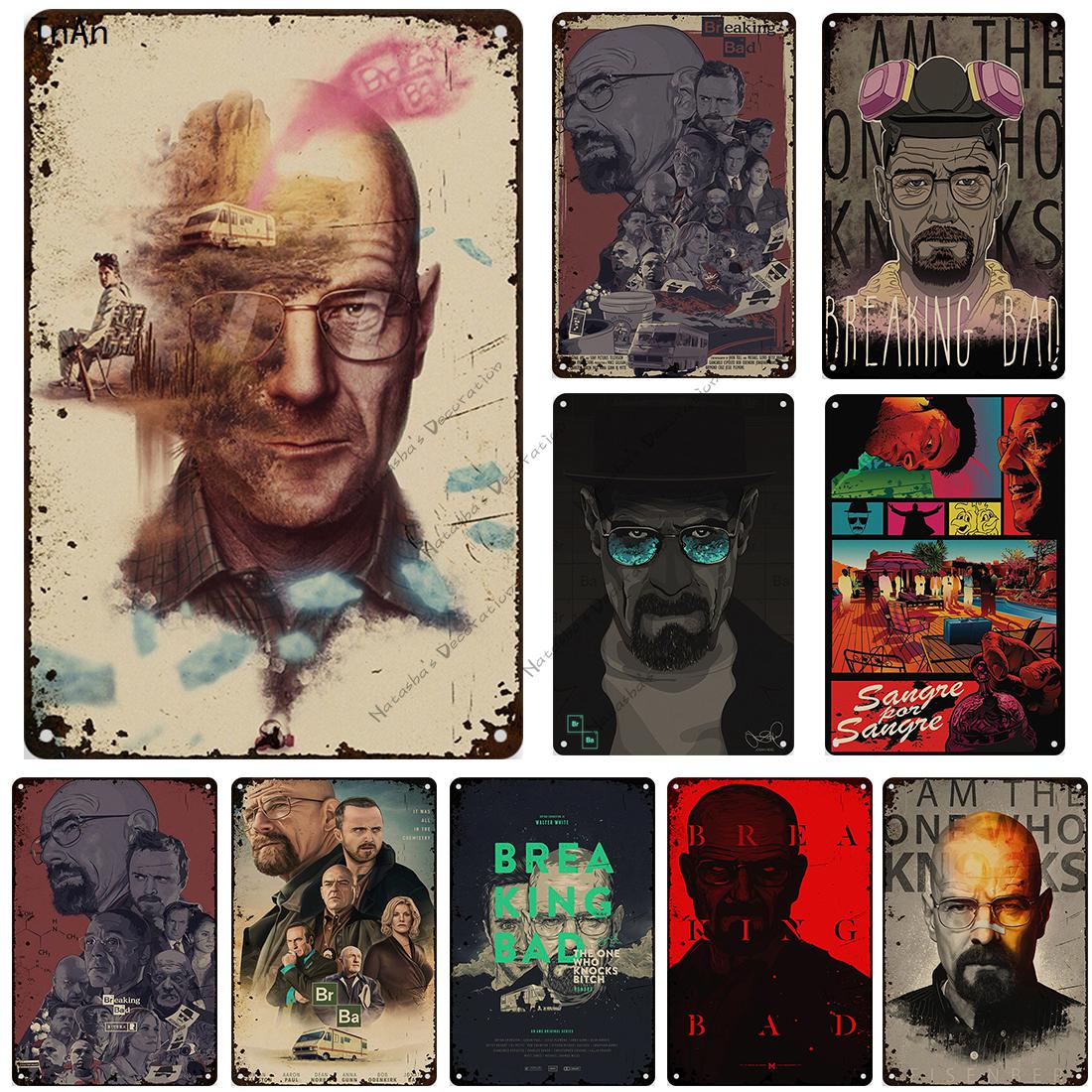 2021 Breaking Bad Retro Poster Metal Tin Sign Rusty Vintage Poster Old Metal Signs Bar Pub Club Man Cave Garage Cafe Industrial Decor 20*30 cm
2021 Breaking Bad Retro Poster Metal Tin Sign Rusty Vintage Poster Old Metal Signs Bar Pub Club Man Cave Garage Cafe Industrial Decor 20*30 cm