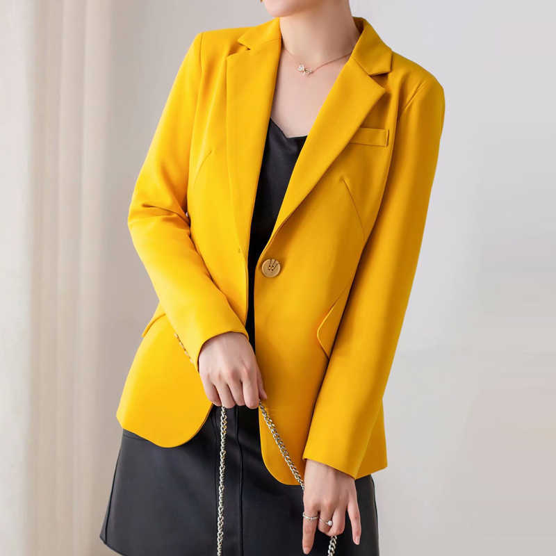 HIGH QUALITY est Designer Jacket Women' tailored collar long sleeve blazer coat 210526, Yellow
HIGH QUALITY est Designer Jacket Women' tailored collar long sleeve blazer coat 210526, Yellow