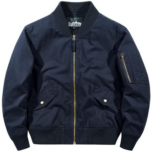 Men's Warm Fleece Bomber Jacket - Casual Tactical Outerwear, Thick Coats For Autumn & Winter, Sizes M-5Xl B3