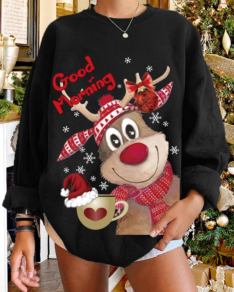 Women's Hoodies & Sweatshirts Christmas Women Elk Cup Heart Letter Reindeer Print Ugly Sweatshirt 2021 Femme Xmas Festival Costumes Casual T, Black
Women's Hoodies & Sweatshirts Christmas Women Elk Cup Heart Letter Reindeer Print Ugly Sweatshirt 2021 Femme Xmas Festival Costumes Casual T, Black