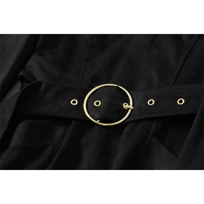 Black Faux Leather Dress for Women Buckskin Sexy Short Sleeve Bodycon Party PU Vintage Sashes V-Neck female 210428