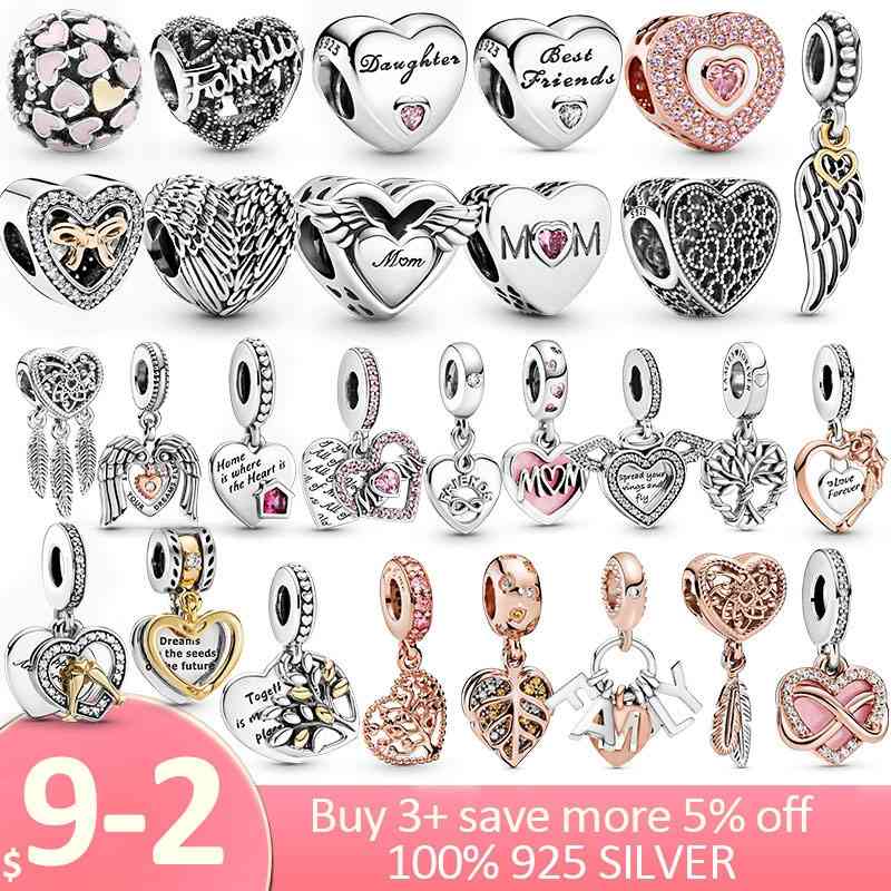 925 Sterling Love Forever Heart Dangle Charms Beads fit Original Pandora Bracelet Necklace Silver 925 Jewelry
925 Sterling Love Forever Heart Dangle Charms Beads fit Original Pandora Bracelet Necklace Silver 925 Jewelry