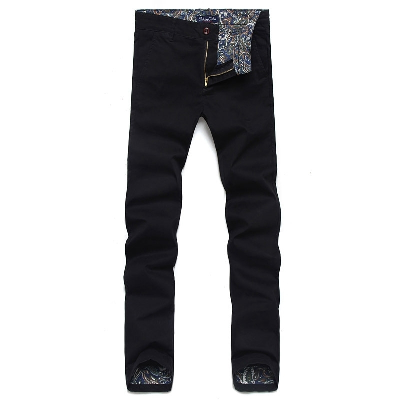 Fat Leisure Pants Black Oversize Men Work Business Casual Slim Fit Dress Trouser Male Blue Khaki Lager Plus Big Size 42 44 210518