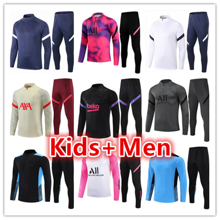 mens + kids football tracksuits training suit jersey sets 2021 2022 men kid soccer tracksuit set jacket jogging kit survetement foot chandal futbol tuta, 18
mens + kids football tracksuits training suit jersey sets 2021 2022 men kid soccer tracksuit set jacket jogging kit survetement foot chandal futbol tuta, 18
