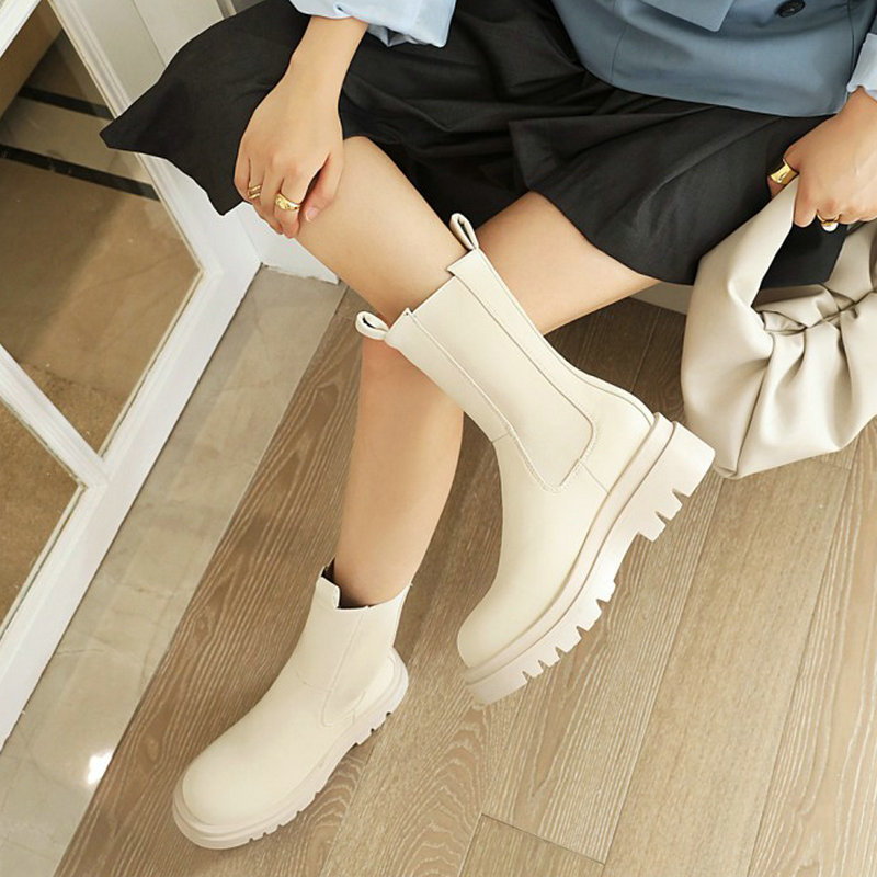 dress shoes zawsthia round toe platform womens boots luxury brand high winter fleece warm anti-skid woman chelsea booties bota, Black
dress shoes zawsthia round toe platform womens boots luxury brand high winter fleece warm anti-skid woman chelsea booties bota, Black