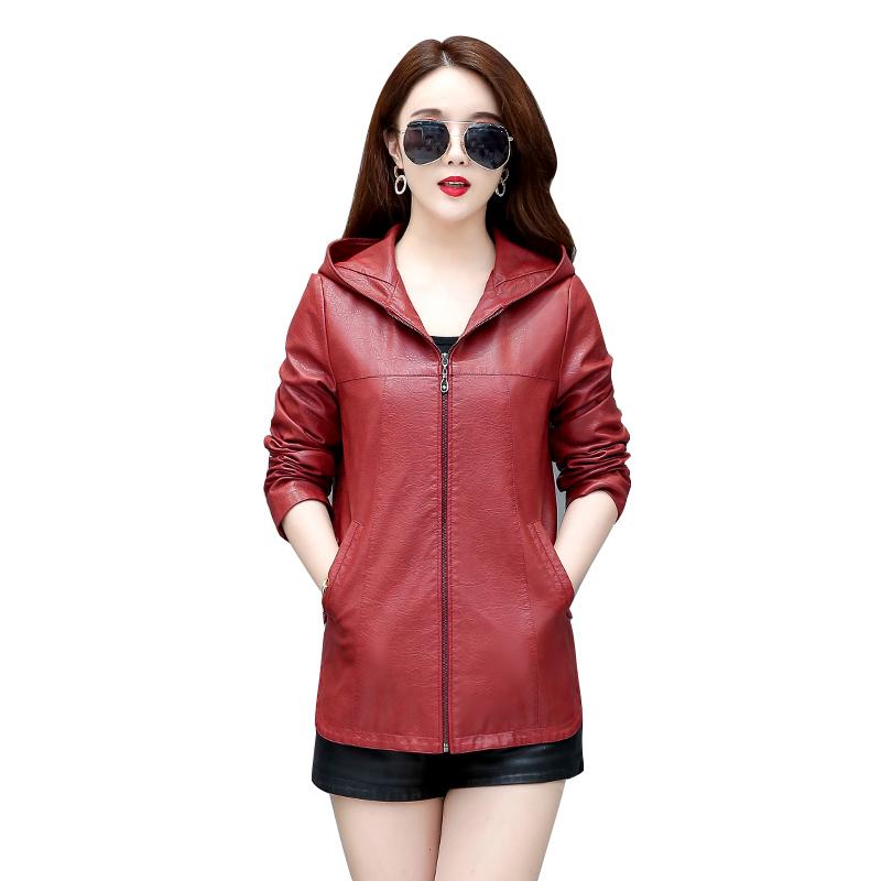 Women's Leather & Faux Plus Size 4XL Coat Women 2021 PU Jacket Spring Short Slim Autumn Motorcycle Clothing Female, Black
Women's Leather & Faux Plus Size 4XL Coat Women 2021 PU Jacket Spring Short Slim Autumn Motorcycle Clothing Female, Black