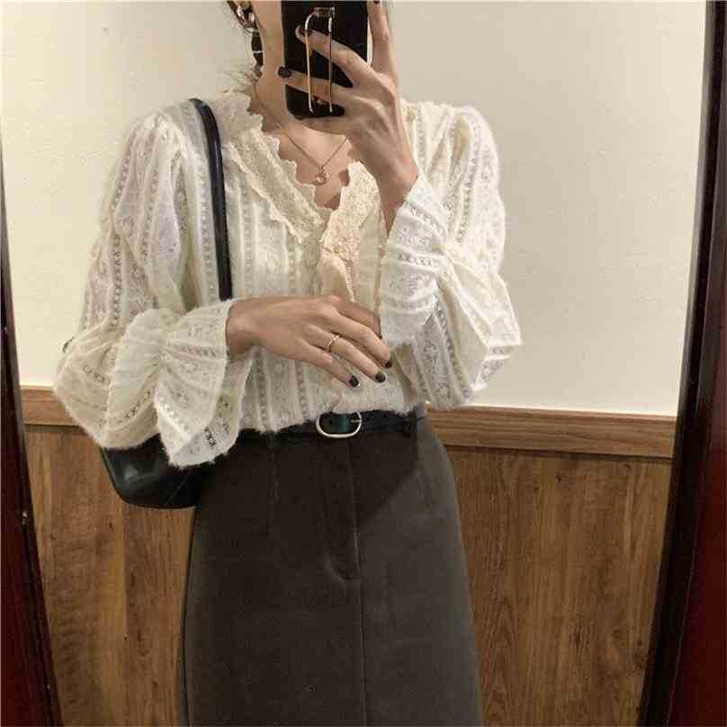 Apricot Stylish V-Neck Slim Shirts Sweet Fashion Sale Female Ruffles Pleated Chic Women All Match Blouses 210525, Photo color
Apricot Stylish V-Neck Slim Shirts Sweet Fashion Sale Female Ruffles Pleated Chic Women All Match Blouses 210525, Photo color