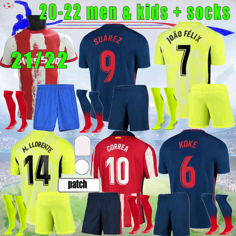 Atletico 20 21 soccer jerseys JOAO FELIX MORATA madrid 2022 men kit jersey KOKE DIEGO COSTA .LLORENTE SAUL football kids uniform, Black
Atletico 20 21 soccer jerseys JOAO FELIX MORATA madrid 2022 men kit jersey KOKE DIEGO COSTA .LLORENTE SAUL football kids uniform, Black